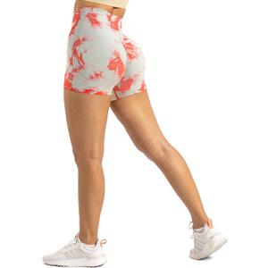 GILLYA Workout Shorts for Women 3.6" Scrunch Butt Lifting High Waisted Seamless Biker Shorts for Running Gym Yoga (L)
