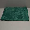 SASTYBALE Christmas Tablecloth Rectangle, Green Poinsettia Jacquard Tablecloths 52 x 70 Inch Spillproof Wrinkle Free Damask Fabric Table Cover for Winter, Xmas & New Year Gathering Decor