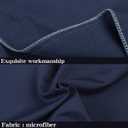 NTBAY Queen Pillowcase Set - 4 Pack Brushed Microfiber 20x30 Pillowcases - Soft, Wrinkle-Free, Fade-Resistant, Stain-Resistant, Navy Blue Pillowcases with Envelope Closure - 20x30 Inches, Navy Blue