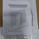 Bifold Barn Door 15"W x 84", MDF Bi-Fold Sliding Closet Doors with Hardware Kit Included, Pre-Finished Easy Assembly, Water-Proof PVC Surface & Save Space, H-Frame, 40" Track for 2 Doors,White