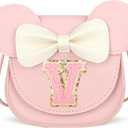 ONECOCOA Toddler Purse Gifts for Girls, Little Girl Purse Kids Wallet Crossbody Bag Toys Birthday Gift for 2 3 4 5 6-8 Year Old Girl (V, Pink)