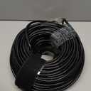 200 ft 16 awg Outdoor Extension Cord Black, Cold Weatherproof -58F, Flame Retardant, Flexible 3 Prong Electric Cord Waterproof for Lawn Office,10A 1250W 16AWG SJTW