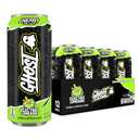 GHOST Energy Drink - 12-Pack, Electric Limeade, 16oz Cans - Energy & Focus & No Artificial Colors - 200mg of Natural Caffeine, L-Carnitine & Taurine - Gluten-Free & Vegan