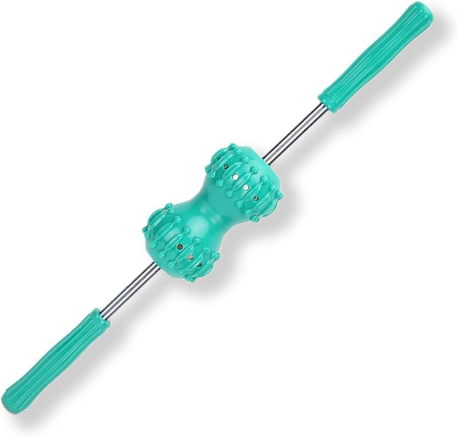 Muscle Roller Stick, Multifunctional Magnet Care Massage Roller For Relieving Muscle Soreness Loosing Tightness Soothing Cramps, Turqoise 