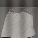 Trendy Queen Women's Adjustable Spaghetti Strap Camisole (White) XS