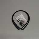 Neckband Bluetooth Headphones, Bluetooth 5.4 Wireless Headphone with Retractable Earbud,CVC8.0 Noise Cancelling, 16Hrs Playtime, Around The Neck Headphones Stereo Headset for Music, Conference, Videos (Black)