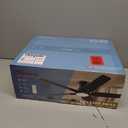 52 Inch Black Ceiling Fans with Lights and Remote, Flush Mount Low Profile Ceiling Fan for Bedroom, Living Room, Patio, Dimmable 6 Speeds Noiseless Reversible, ETL Listed