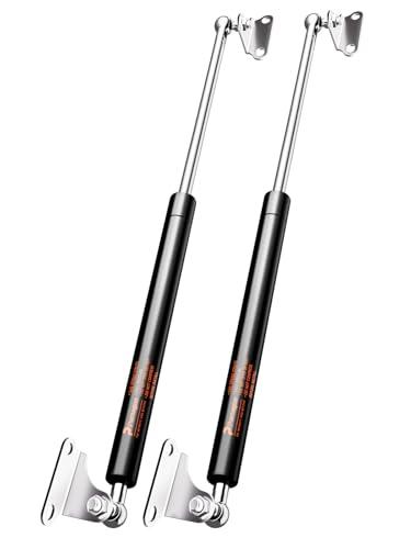 PAMAGOO 15 inch 35 lbs Gas Strut Shocks, 155 N Per Prop with L-Type Mounts for Cabinet Toy Box Toolbox Bench Trash Bin Dog Door Other Medium Equipment, ONLY FIT 28-42 LBS Weights, 2 Pack Gas Spring
