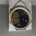 DI CA 14×14 Rope Hanging Round mirror(white)