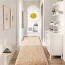 Ophanie 2x8 Runner Rug for Hallway, Upgrade Non-Slip Fluffy Soft Bedside Rugs, Bedroom Living Room Beige Shaggy Carpet for Kids Girls Boys Dorm Nursery Home Decor Aesthetic