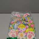 Wooden Easter Decoration Door Wreath for Front Door Sign Wall Signs Rabbit Spring Decoration,Wooden Hollow Rabbit Door Sign 14.6 Inch Flower Egg Welcome Hanging for Home Window Wall Decor Party