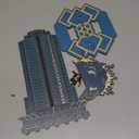 Die Hard Advent Calendar 2025,Nakatomi Plaza Advent Calendar,Christmas Countdown Calendar Gifts for kids Adults,24 Days Tabletop Wooden Christmas Ornament Diehard Gifts