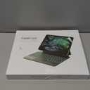 typecase Edge Keyboard Case for iPad Air 13-inch(M3/M2, 2025/2024) & iPad Pro 12.9-inch(6th/5th/4th/3rd Gen), Magic Keyboard with 11-Color Backlight, Multi-Touch Trackpad, Pencil Holder, Rose Gold