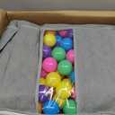 MoonxHome Ball Pit Balls for Toddlers, BPA Free Crush Proof Plastic Toy Balls for Ball Pit, Children's Pool Water Toys, Macaron Ocean Balls for Play Tent 2.15 Inch Pack of 100 200 500 800 1000