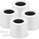 Core Mini Replacement Filter for LEVOIT Core Mini and Core Mini-P Air Purifier, 3-in-1 H13 Grade True HEPA and High-Efficiency Activated Carbon, Core Mini-RF, 4 Filter & 10 Fragrance Sponge