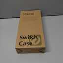 Younik Switch 2 Case Compatible with NS Switch 2 (2025), Carrying Case with 19 Game Card Slots, 4 in 1 Switch 2 Accessories Includes Shoulder Strap, Wrist Strap & Stickers (Black)