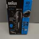 Braun All-in-One Style Kit Series 5 5470, 9-in-1 Trimmer for Men w/Beard Trimmer, Body Trimmer for Manscaping, Gillette Fusion5 ProGlide Razor, 40 Length Settings, Rechargeable Battery, Cordless (Black)