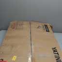 Dining Table for 6-8, 63" Large Kitchen Table, Industrial Dining Room Table, Wooden Rectangular Table with Adjustable Feet, for Dinner, Kitchen, Walnut and Black CZ03BH