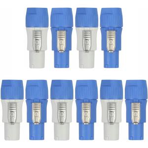 10 Set PowerCON Type A NAC3FCA+ NAC3MPA-1 Chassis Plug Panel Adapter Audio Stage Equipment Accessories