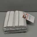 KitchenAid Albany Dishcloth 8 Pack Set, Matte Grey/White, 12"x12" (Small)