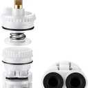 Shower Cartridge Replacement, Compatible with Gerber 97-014/97-022/92-294, Pressure Balance Cartridge with Stem and Bonnet and Temperature Limit, Compatible with Gerber 49-400/700 Shower