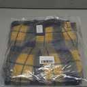 Women's Sherpa Lined Jackets Sherpa Turn-Down Collar Warm Winter Fleece Flannel Jacket for Women Trendy (Large, Yellow)