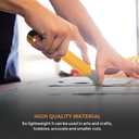 Nicpro 15 Pack Utility Knives with 30 PCS Extra Blades, Plastic Box Cutters Bulk Retractable Razor Knife Snap Off Blades 18mm for Heavy Duty Office, Home, Arts Crafts, Hobby