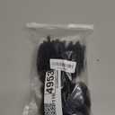 FAVE Human Hair Dreadlock Extensions 0.4cm Width New Anti-Shedding Tech Loc Extensions 6 Inch 30strands Full Handmade Dreads Extensions Real Hair Loc Extension Human Hair for Men/Women(Natural Balck)