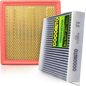 COCOAUTO Engine Cabin Air Filter Set for Ford F150 (2015-2025 2026) 2.7L 3.0L 3.3L 3.5L 5.0L, Ford Expedition Lincoln Navigator (2018-2024), Replace FL3Z19N619A FP79 FA1883
