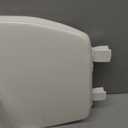 Bemis 7300SLEC Slow Close Toilet Seat, Easy Clean Hinges and Durable Plastic Seat, Made in USA, Elongated, Biscuit