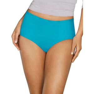 Hanes Women's Signature Cotton Breathe Briefs Underwear Pack, 6-Pack (Colors May Vary)