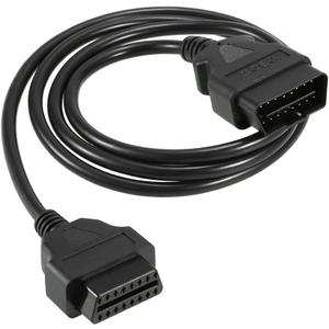 OBD2 Extension Cable 16pin Male to Female Diagnostic Extender Cable for OBD2 Scan Tool Compatible for All OBD2 Vehicles (5ft/1.5m)