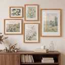 24x36 Solid Teak Poster Frame, Fits 20x30 with Mat or 24x36 Without Mat