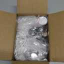 200 Sets Button Maker Supplies, 0.98 inch / 25mm Button Parts Buttons Supplies, Approx. 1 in Blank Badge Parts with Blank Paper for Buttons Maker Machine Pin Maker Press