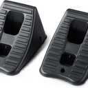 Amazon Basics - Automotive Wheel Chocks, Black, 2 Pack