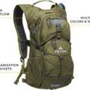 Teton Oasis/Trailrunner Hydration Backpack Lightweight Water Pack with 2L/3L Bladder for Hiking, Running, Cycling, Biking 18L/22L Sizes Sewn-in Rain Cover Fits Men and Women