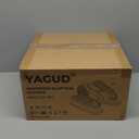 Under Desk Machine, Electric Ellipse Leg Exerciser for Senior, 13 Adjustable Speeds Quiet and Portable Seated Pedal Exerciser for Training with Remote Control (Orange)