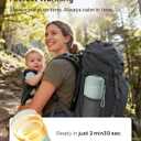 Papablic Portable Bottle Warmer Pro 115W Fastest Heating, Built-in Sterilizer, Baby Milk Warmer On The Go for Travel and Home, 5 Temp Settings and Keep Warm for Breastmilk & Formula, Mint Green