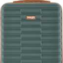 Wrangler 22" Outrider Hardside Carry-On Luggage, Dark Forest, 22" x 13.75" x 9.5"
