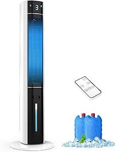 OmniBreeze Tower Fan with Internal Oscillation and Wi-Fi