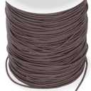 uxcell 1mm Elastic String Cord Elastic Thread Beading String Cord for Jewelry Making Necklace Bracelet Beading, 109 Yards Brown