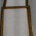 upsimples 4x6 Picture Frame with Real Glass, Ornate Vintage 4 x 6 Photo Frames for Wall Decor or Tabletop Display, Gold, 2 Pack