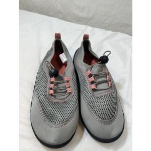 Everest Watersock Flip Flops- Grey/ Peach, Size 9