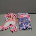 XPUDAC 4 Pieces Dog Pajamas Soft Strechy Puppy Onesies Pet Clothes for Small Medium Dogs Boy Girl Cat Pet Outfit, 153-M