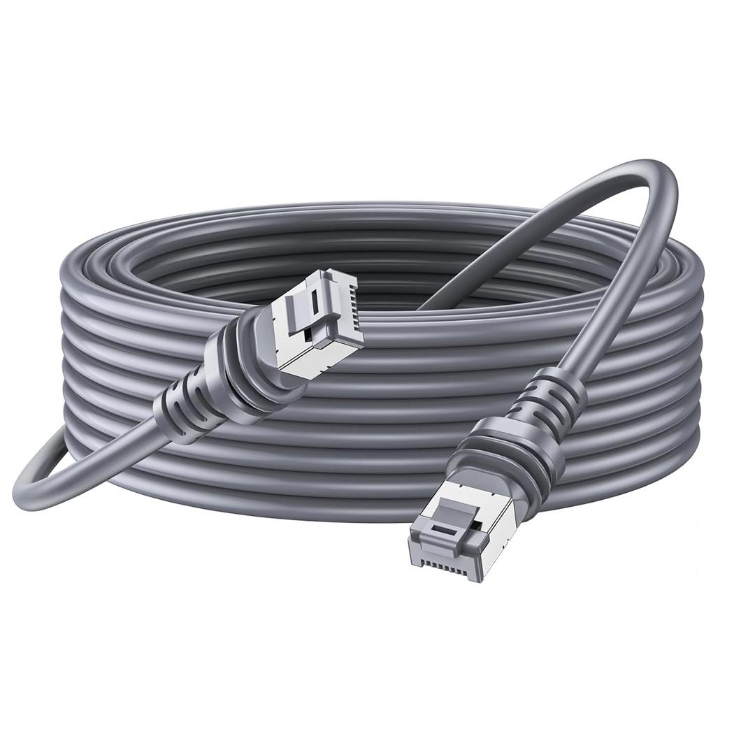 Starlink Gen 3 Replacement Cable 30FT/9MWaterproof Ethernet Cable for Starlink Gen 3/Standard/MiniRF Coaxial Cable Extension Accessories for Starlink Satellite RV/Marine/Home