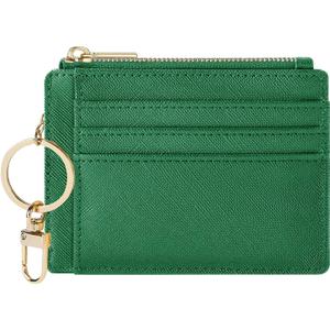 Sodsay Card Case Slim Front Pocket Wallet for Women Credit Card Holder with Keychain