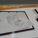 TOHETO A2 Light Pad 25.2''x18.4'', Large Magnetic LED Light Board for Diamond Painting, 3-Color Modes Light Box for Tracing, 6-Level & Stepless Dimmerable Diamond Art Light Table for Drawing,Sketching