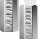 2-Pack Stainless Steel Shipping Container Air Vents  Rust-Free Heavy-Duty Ventilation for 20FT/40FT Containers, Prevents Condensation & Small Animal Entry, Easy DIY Installation (Silver)