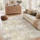 cotiled 6x9 Area Rugs for Living Room: Boho Washable Rug for Dining Room