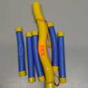 Reflex Drop Sticks Challenge Game, Hand Eye Coordination Training Toy, Reaction Time Training, Hand Speed Challenge Games, Adjustable Speed Catching Sticks Game (A) (Yellow)